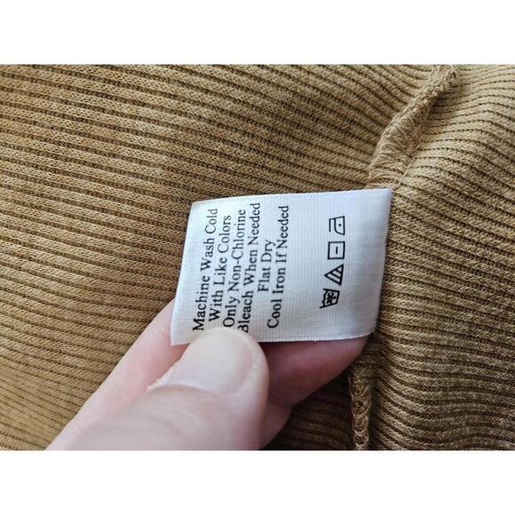 Coldwater Creek Large tan drapey cardigan - Picture 5 of 5